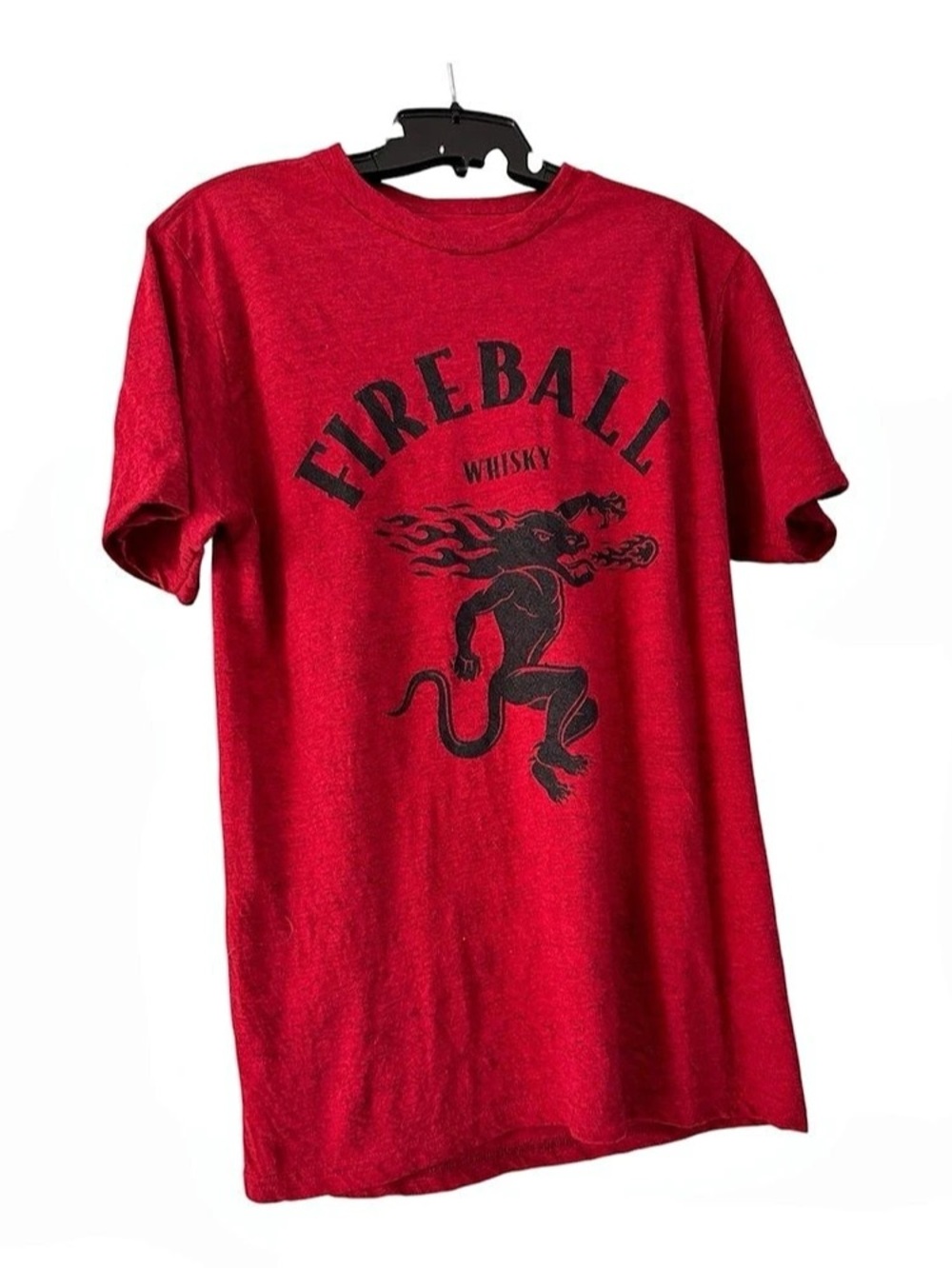 Fireball Whisky graphic tee Graphic Tee Red Size Medium
